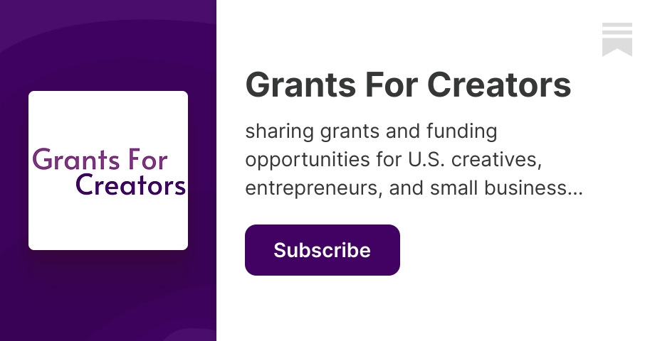 About - Grants For Creators