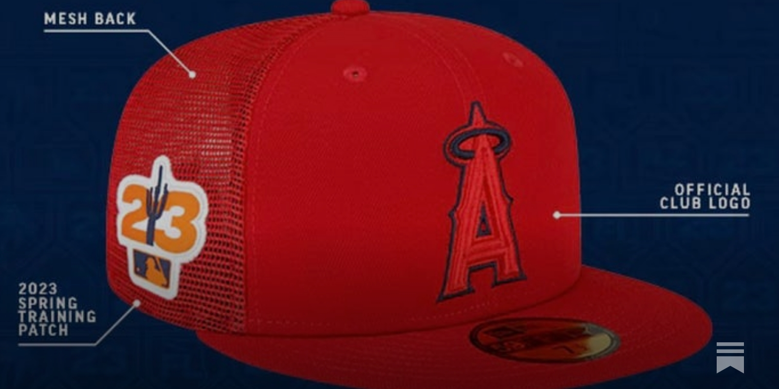 What's up with the mesh on MLB's spring training hats?