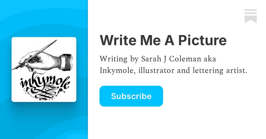 Illustration by Sarah J. Coleman: The Great Inkymole Giveaway Part 4.