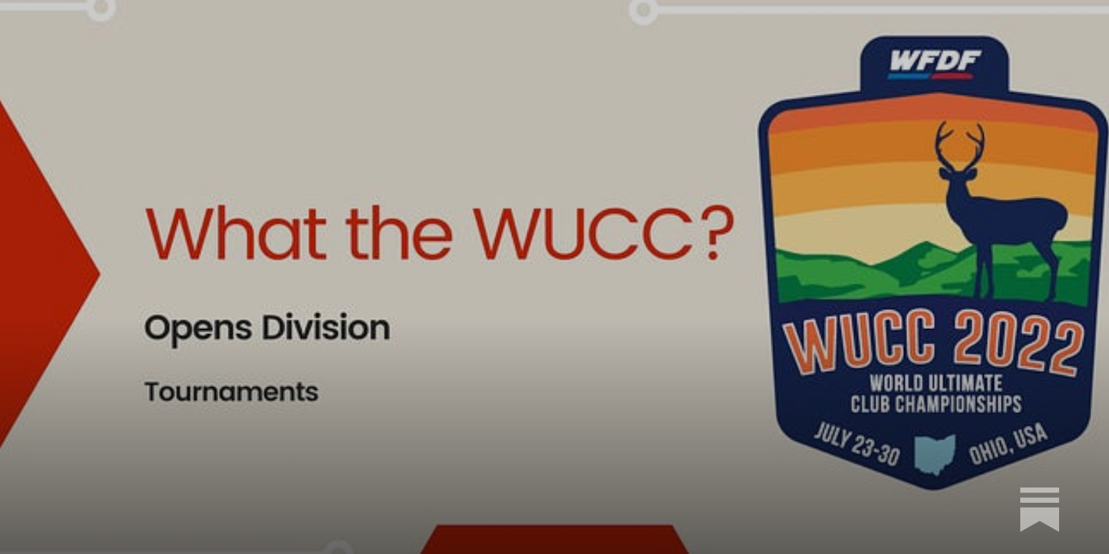 WFDF 2022 World Ultimate Club Championships (WUCC) - WFDF