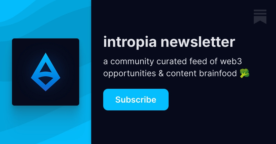intropia newsletter | Substack