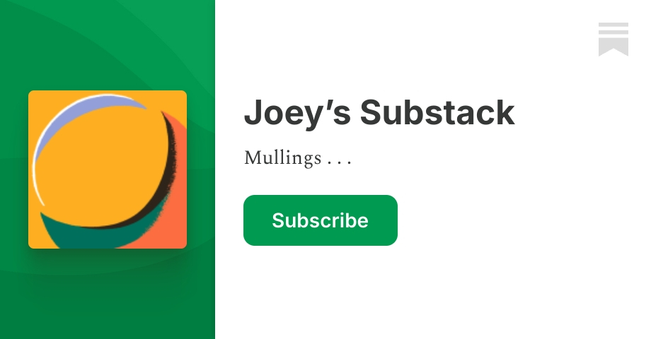 "Is this for real?" - by Joey Espinosa - Joey’s Substack