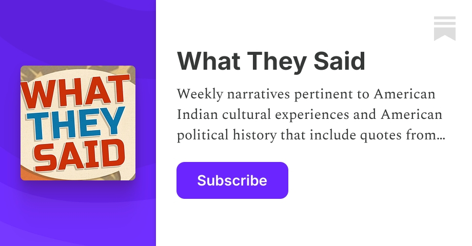 What They Said | John D Kennedy | Substack