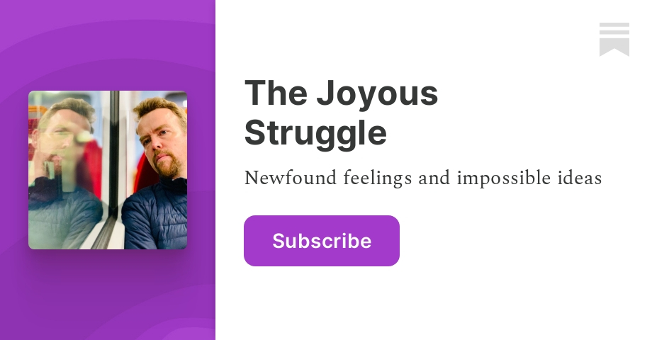 Thumbnail of The Joyous Struggle | Jonathan Rowson | Substack
