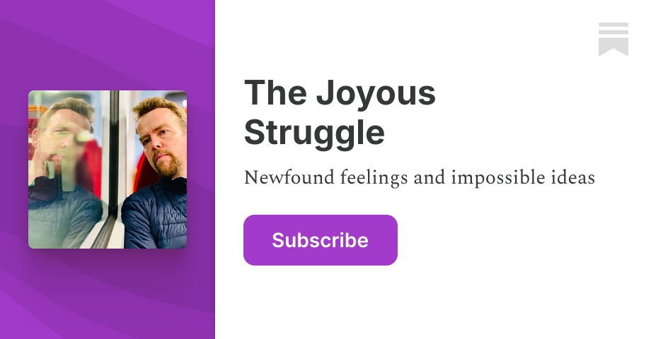 Thumbnail of The Joyous Struggle | Jonathan Rowson | Substack