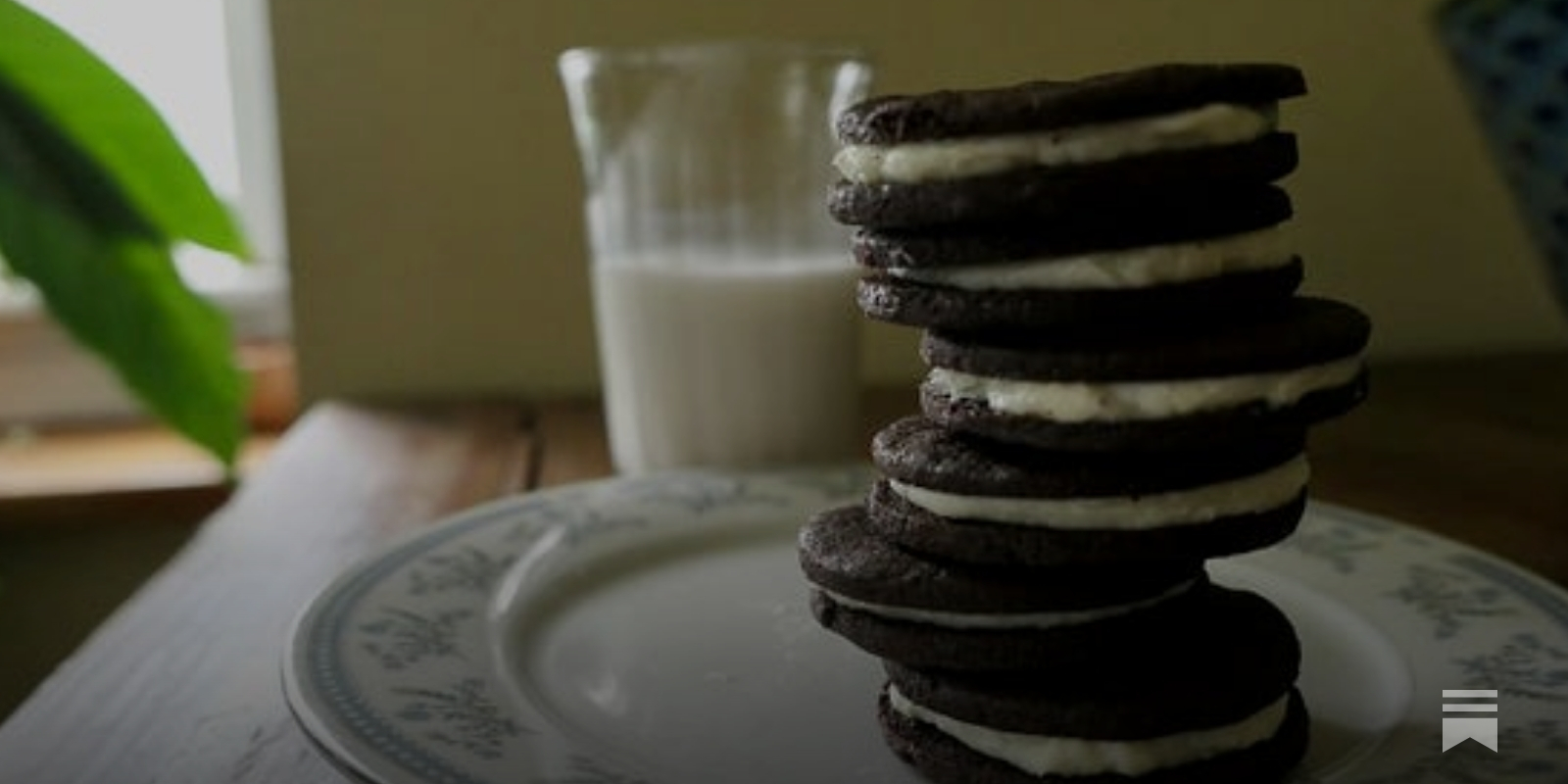 Rich Chocolate Oreos (gf) - by Kate Ray - soft leaves