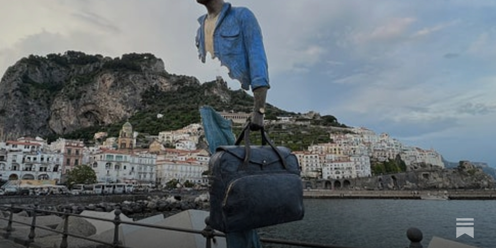 Bruno Catalano's Fragmented Travelers Visit the Amalfi Coast