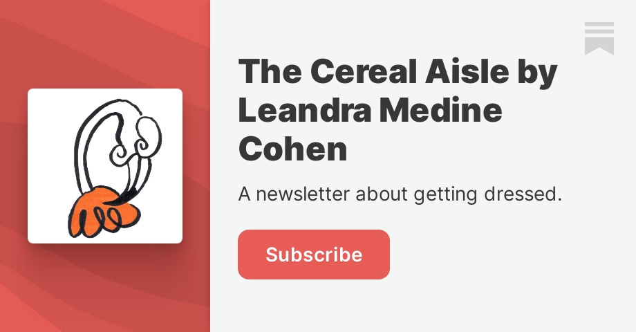 Thumbnail of The Cereal Aisle by Leandra Medine Cohen | Substack