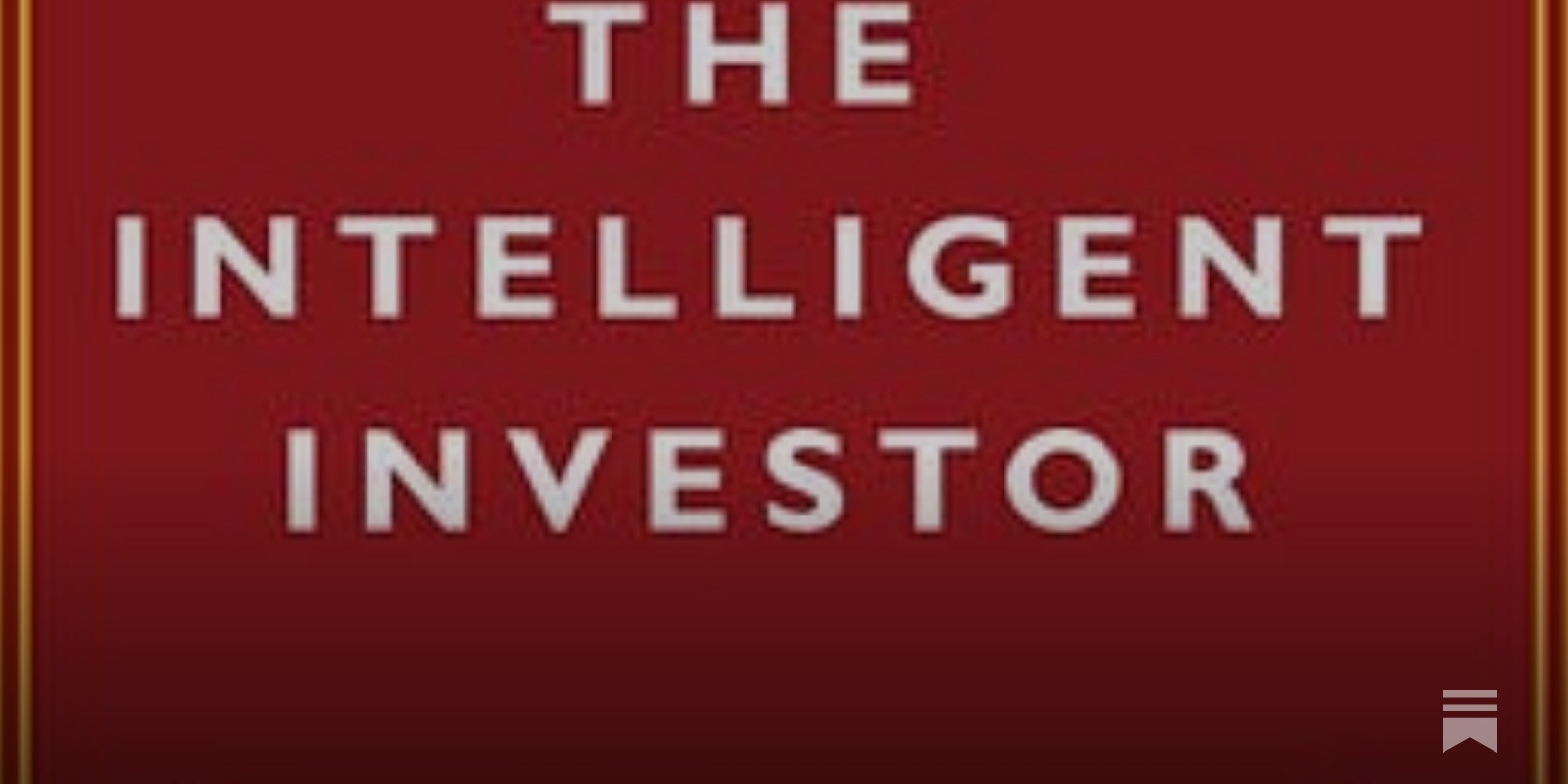 3 lessons to learn from The Intelligent Investor