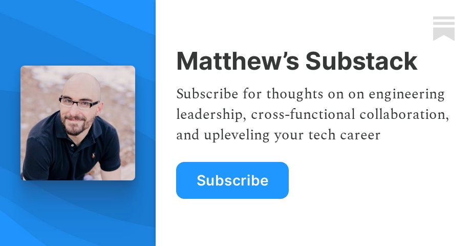 Matthew’s Substack | Matthew Grohman | Substack