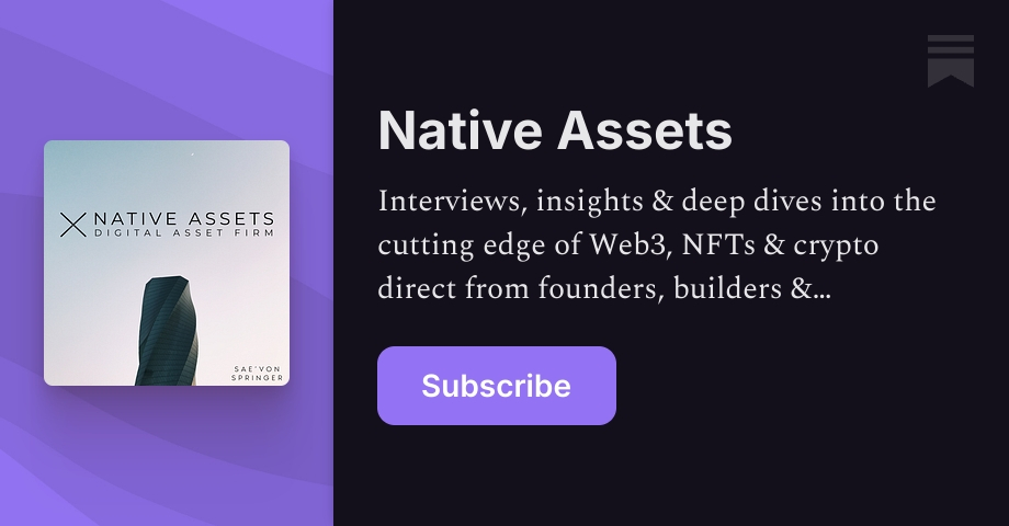 Native Assets | Sae'Von Springer | Substack