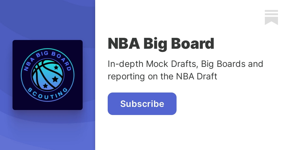 2022 NBA Mock Draft big board