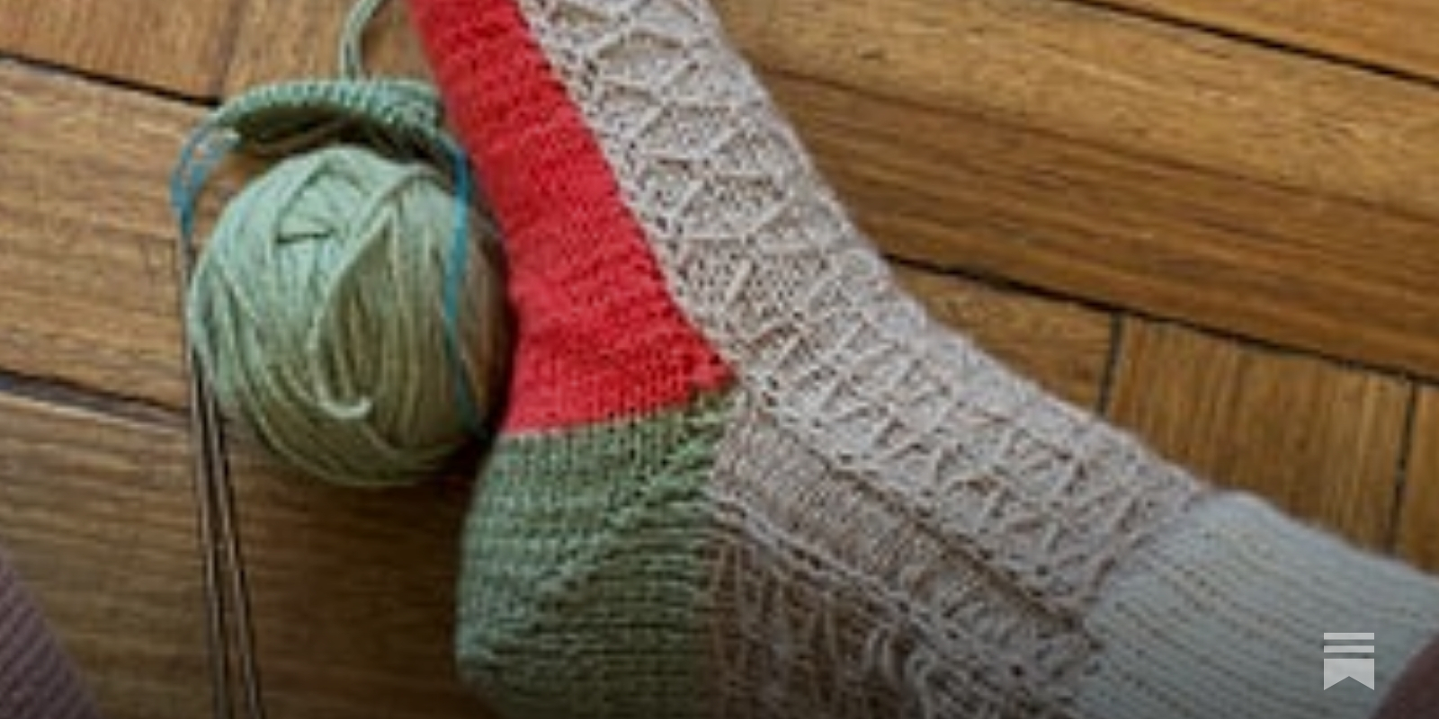 Calcetines lana natural. Talla mediana. – O Sarillo