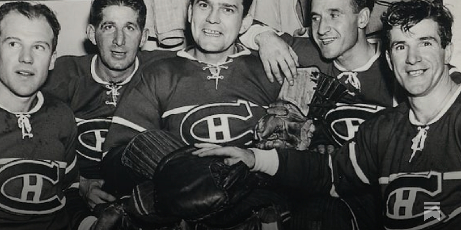 Dick Irvin with the Real Stanley Cup - 1953