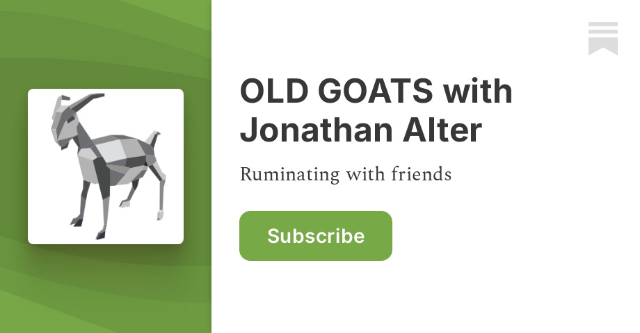 In defence of old goats, and a new Kickstarter initiative - goat