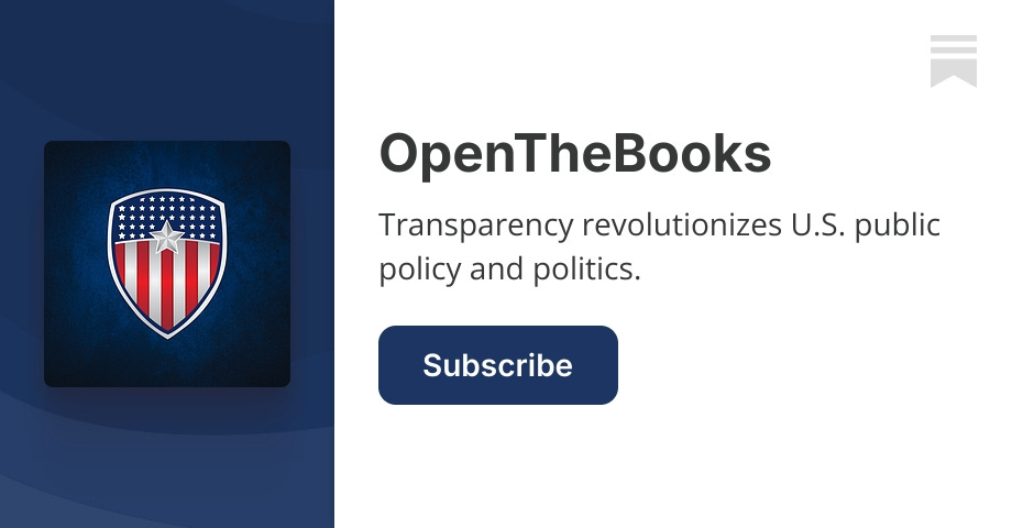OpenTheBooks | Substack
