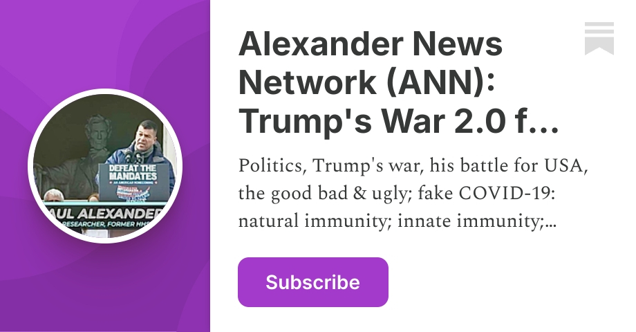 Warning to POTUS Trump (45), they have begun to hang you out, you will be the ONLY person LEFT on the island of lockdowns & mRNA COVID vaccine works! Redfield interviewed with Fredo Cuomo & NOW says