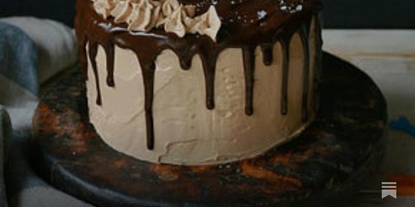 Triple Chocolate Birthday Cake - by Victoria