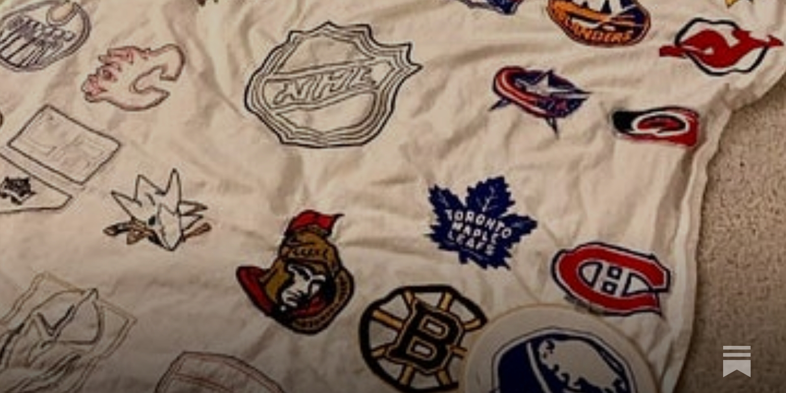 Let's Admire This Amazing NHL Logo Embroidery Sampler