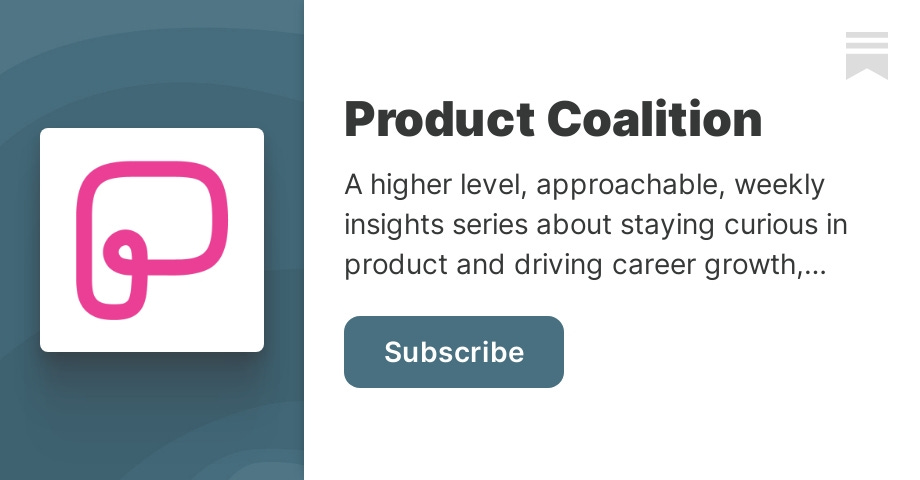 Product Coalition | Jay Stansell | Substack