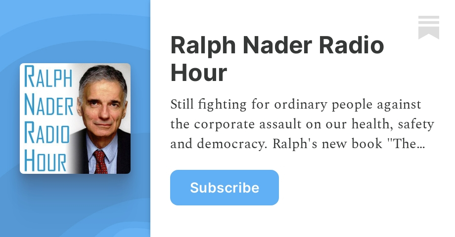 www.ralphnaderradiohour.com
