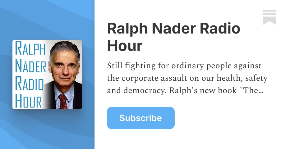 www.ralphnaderradiohour.com