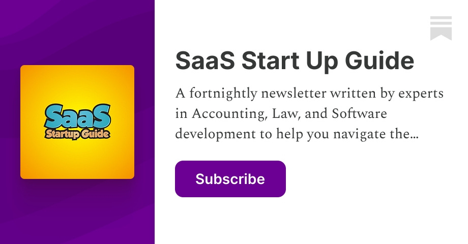 SaaS Startup Guide product image