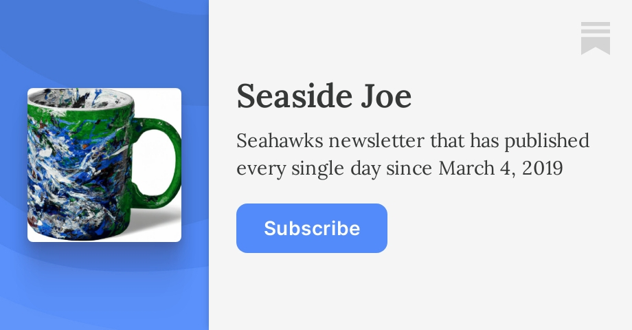 What I hope to see: Seahawks-Cowboys - Seaside Joe