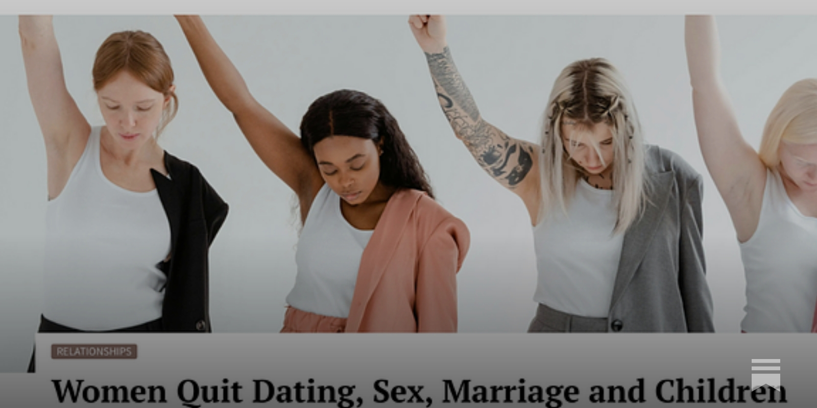 4B Movement: Women Opt out of Dating, Sex, Marriage and Children