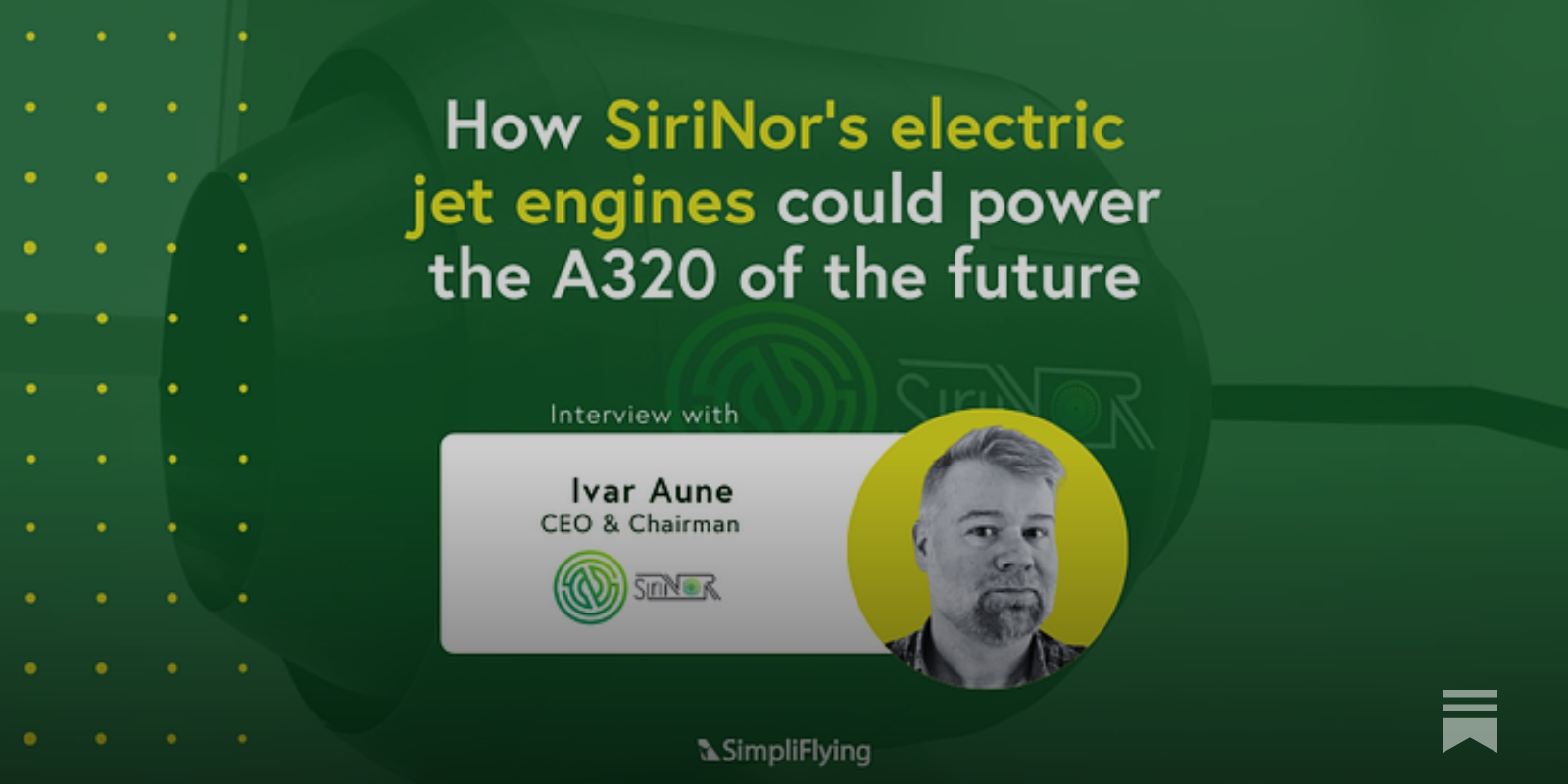 SiriNor's Innovative Electric Propulsion: A Pragmatic Path to Zero-Emission Flight