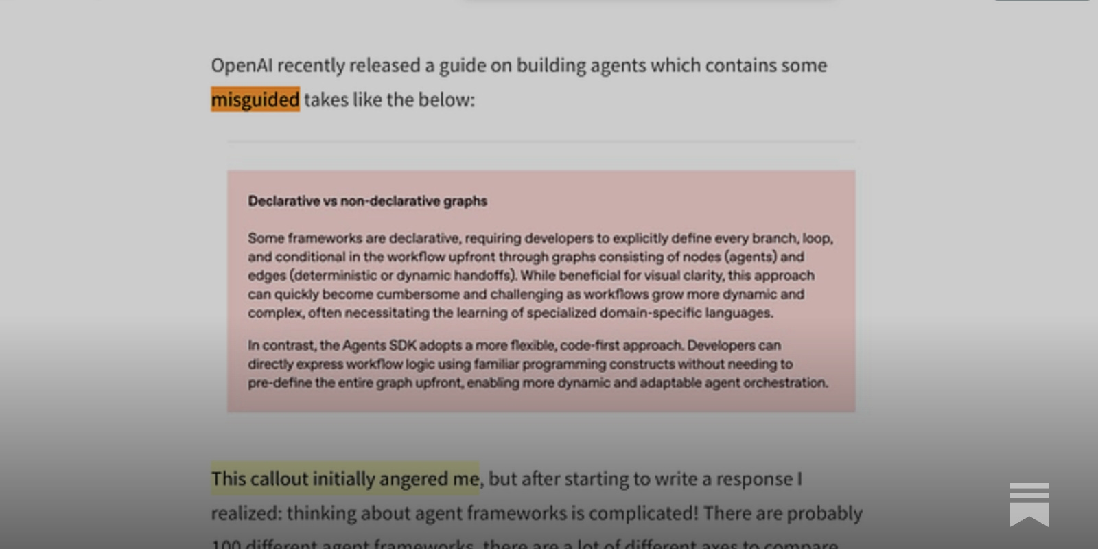 In the Matter of OpenAI vs LangGraph