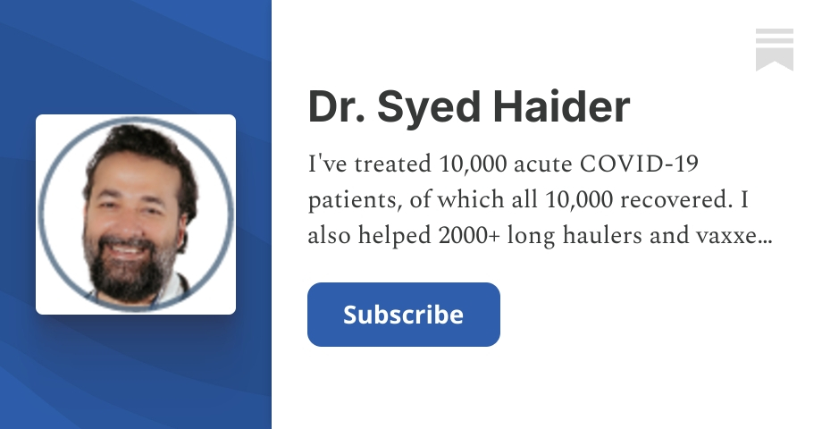 Dr. Syed Haider | Substack