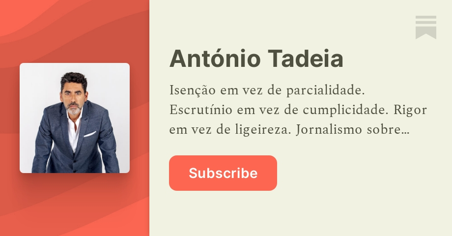 Organização e o deixa-andar - António Tadeia