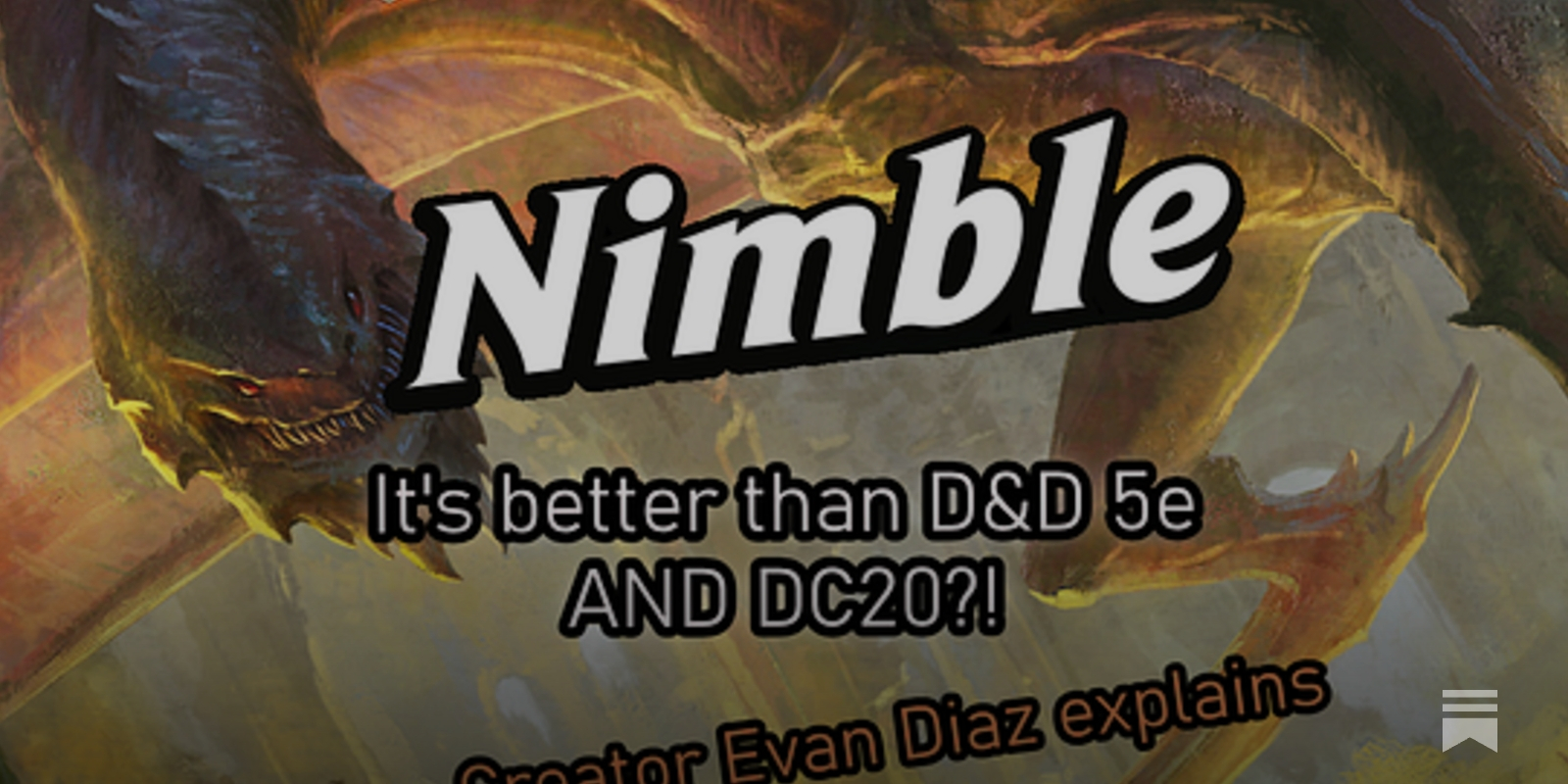 Nimble 5e versus very large dragons: The Battle of Playstyles