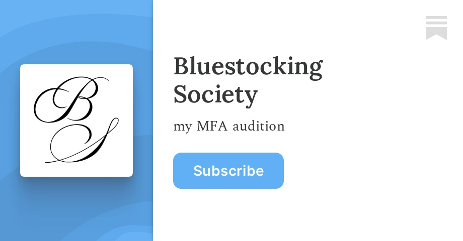 Sin Bozkurt  Blue Stocking Society