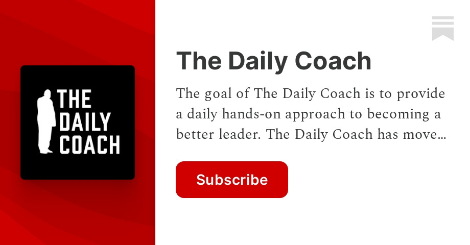 The Daily Coach | Substack