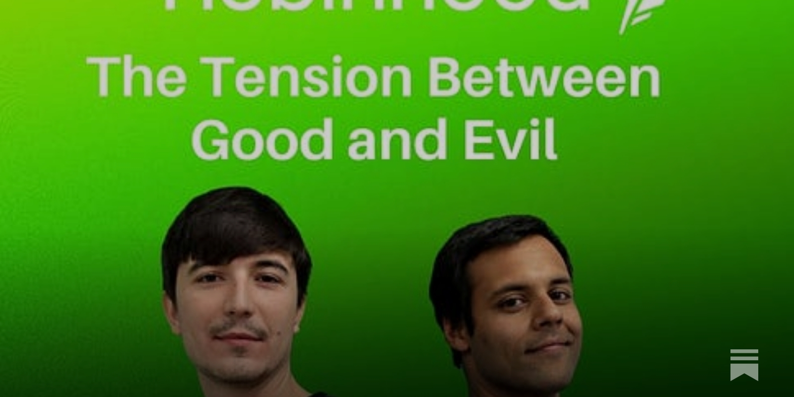 Robinhood: The Tension Between Good And Evil