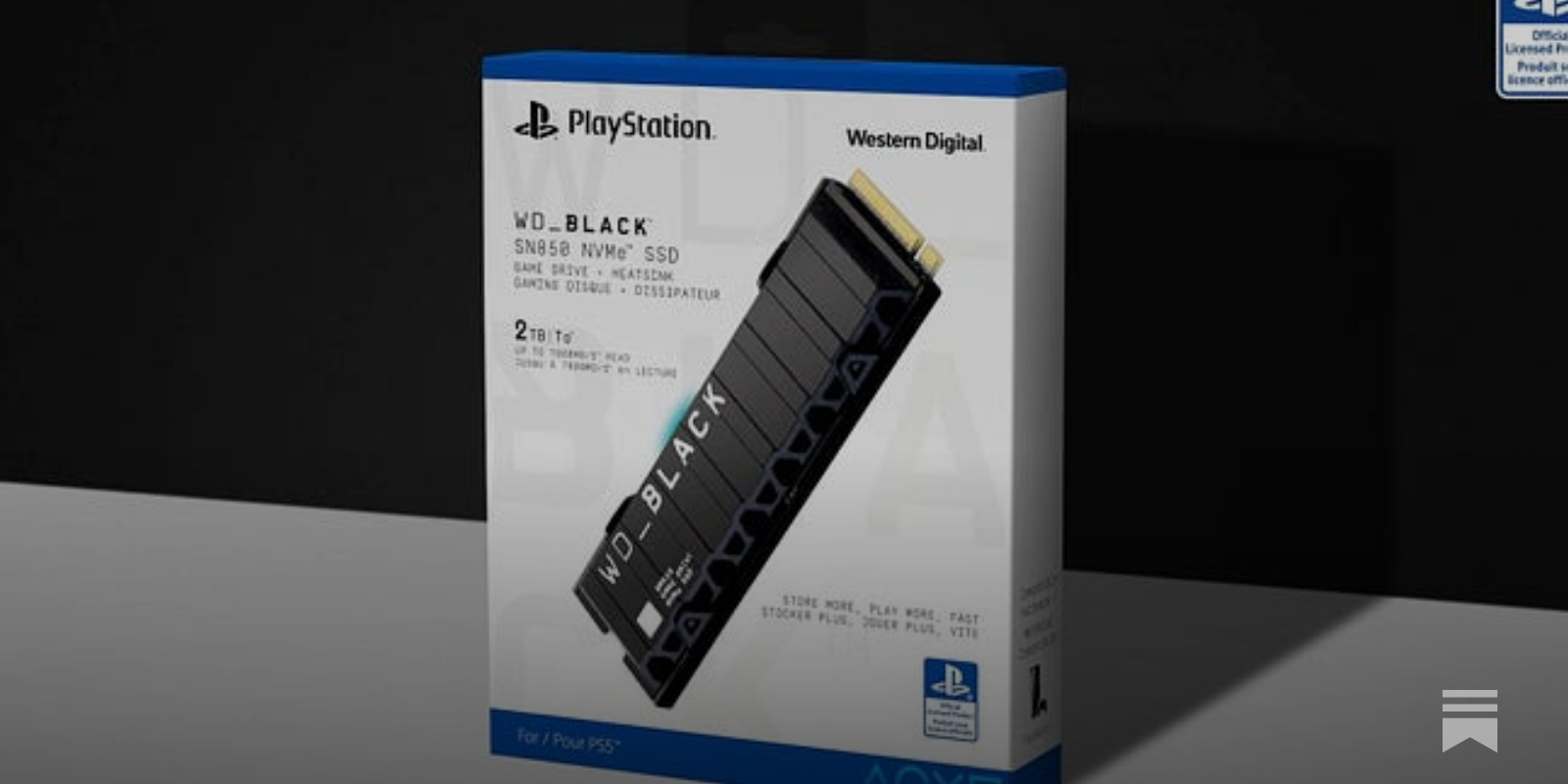 PlayStation 5-compatible WD_BLACK SN850 2-TB SSD with heatsink