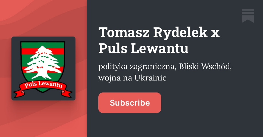 Tomasz Rydelek x Puls Lewantu