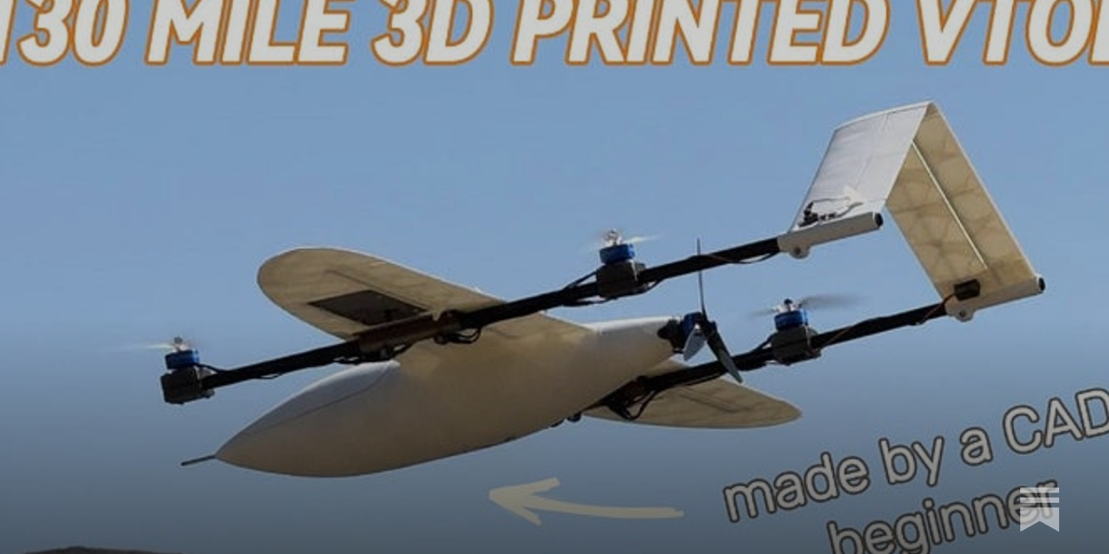 Show HN: I made a 3D printed VTOL drone