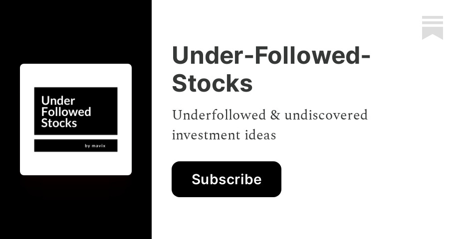 Under-Followed-Stocks | mavix | Substack