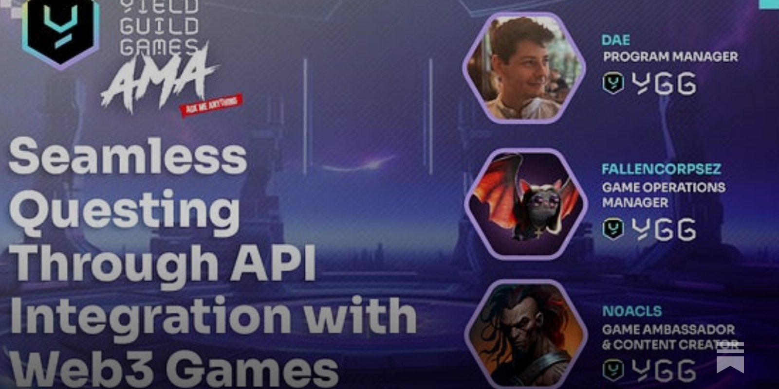 YGG AMA: Seamless Questing Through API Integration with Web3 Games