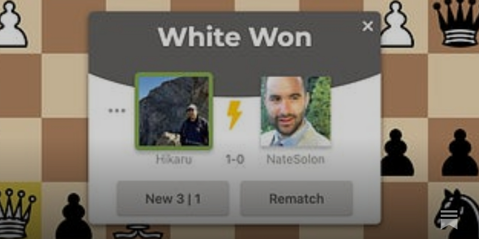 I won! - by Nate Solon - Zwischenzug