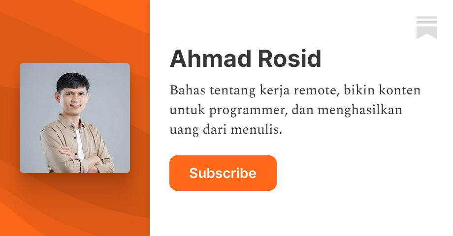 Ahmad Rosid | Substack