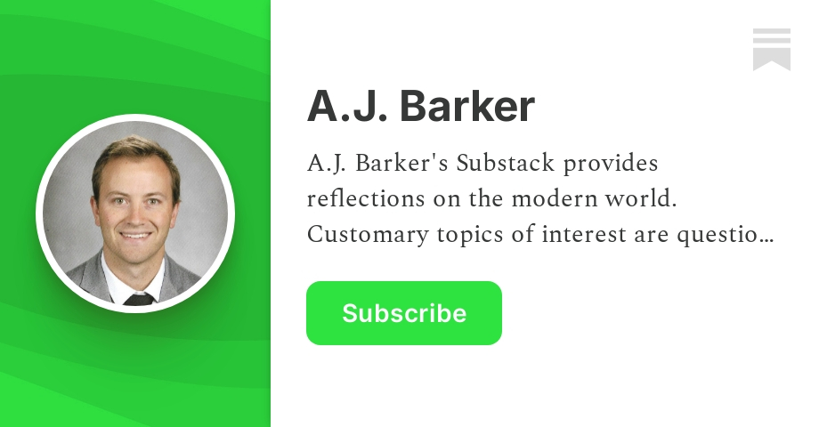 A.J. Barker Substack