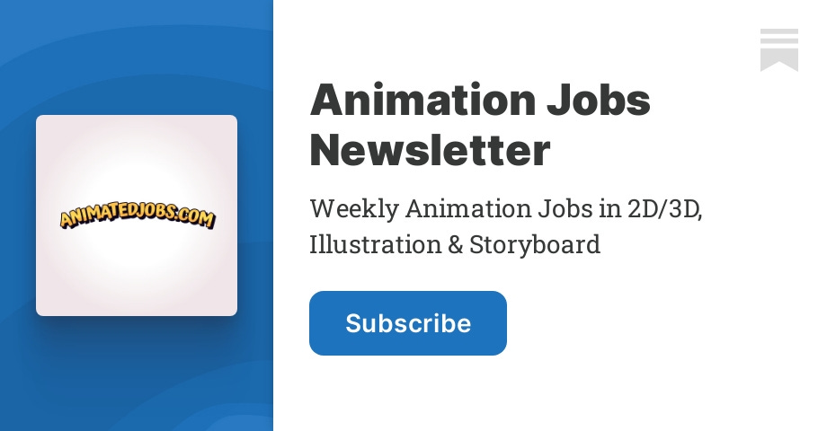 Animation Jobs Animation Jobs Newsletter