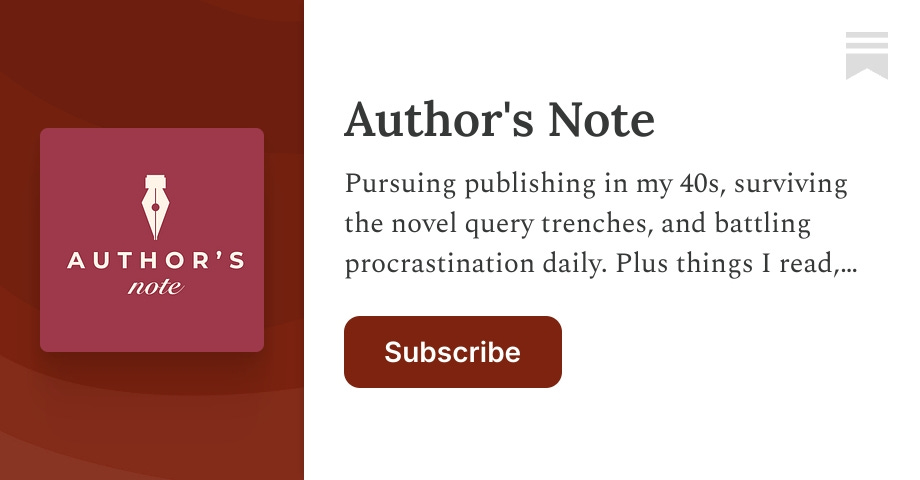 Author's Note | Beth Morris | Substack