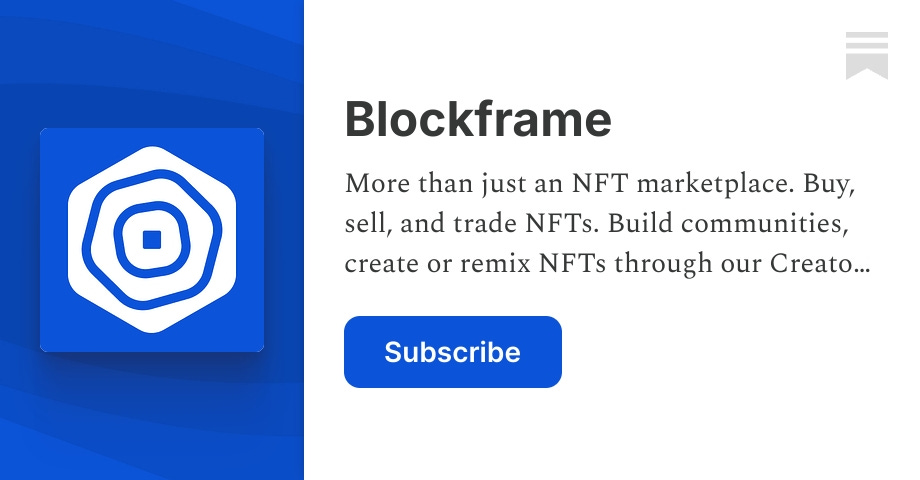 Blockframe | Substack