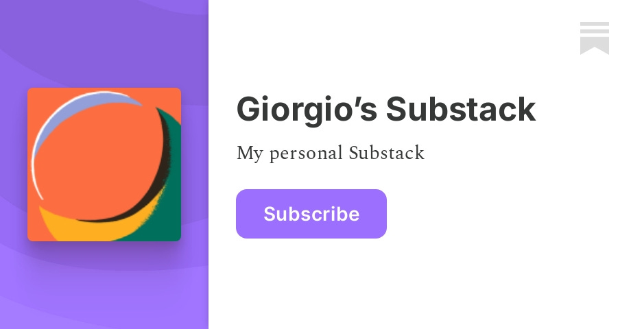 Giorgio’s Substack | Giorgio Kirylo | Substack