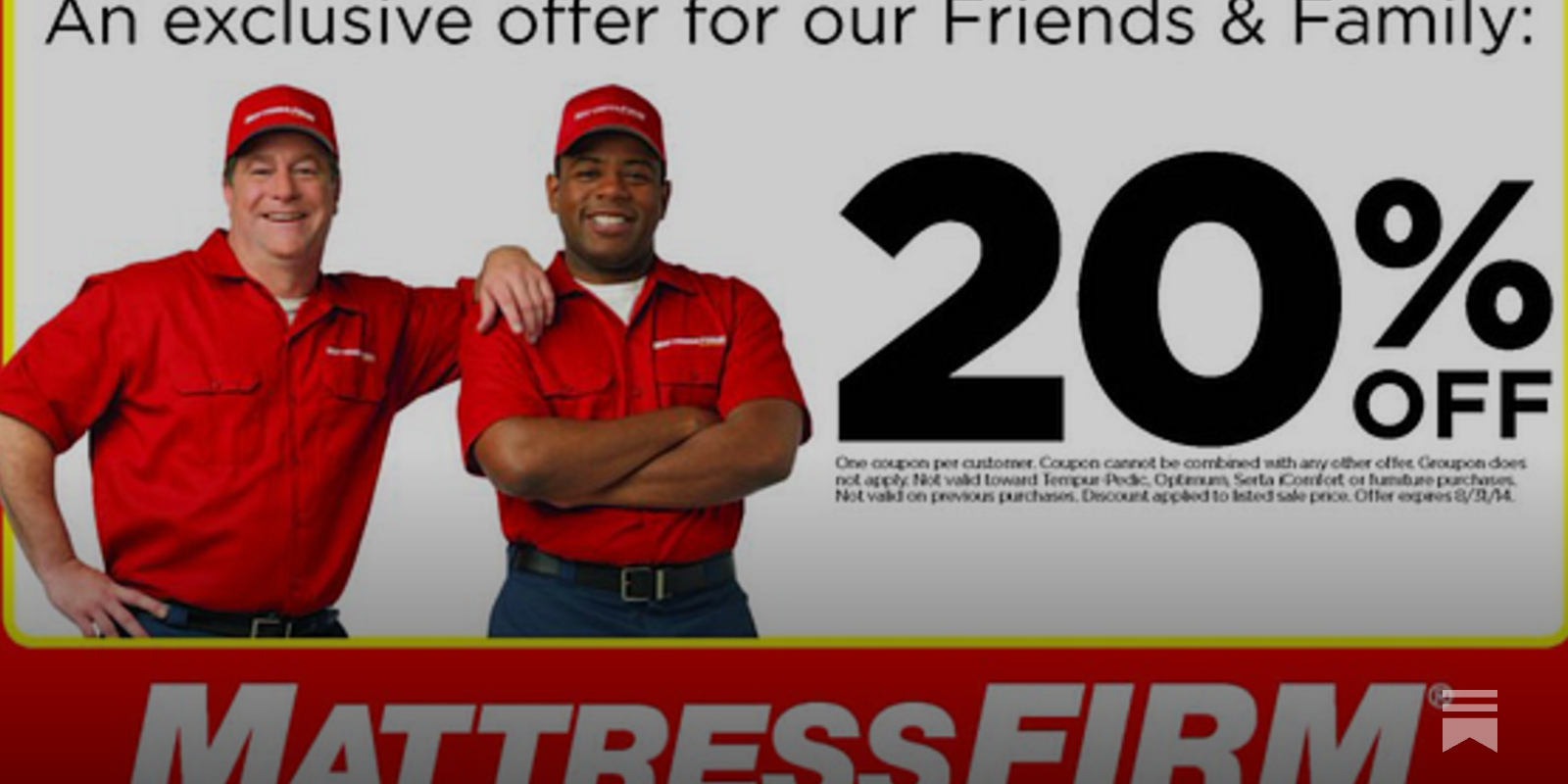 Mattress firm friends store and family discount